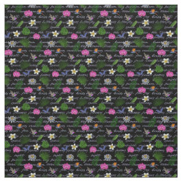 Luxus Moderne tropische natürliche Blütenschmetter Stoff