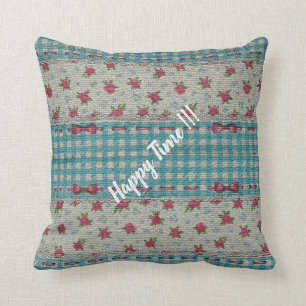 Luxus Moderne Vintage Florale Rose Kissen