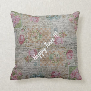 Luxus Moderne Vintage Florale Rose Kissen