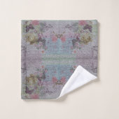 Luxus Moderne Vintage Rose Badhandtuch Set (Waschlappen)