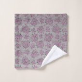 Luxus Moderne Vintage Rose Badhandtuch Set (Waschlappen)