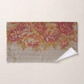 Luxus Moderne Vintage Rose Badhandtuch Set (Handtuch)
