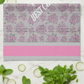 Luxus Moderne Vintage Rose Geschirrtuch (Gefaltet)