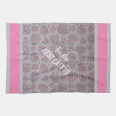 Luxus Moderne Vintage Rose Geschirrtuch (Horizontal)