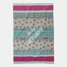 Luxus Moderne Vintage Rose Geschirrtuch