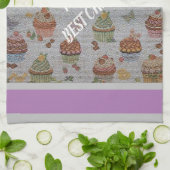 Luxus Moderne Vintage Rose Geschirrtuch (Gefaltet)