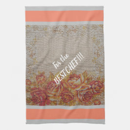 Luxus Moderne Vintage Rose Geschirrtuch