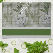 Luxus Moderne Vintage Rose Geschirrtuch (Gefaltet)