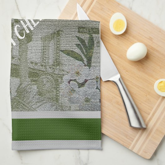 Luxus Moderne Vintage Rose Geschirrtuch (Viertel Falte)