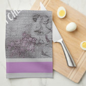 Luxus Moderne Vintage Rose Geschirrtuch (Viertel Falte)