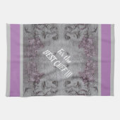 Luxus Moderne Vintage Rose Geschirrtuch (Horizontal)