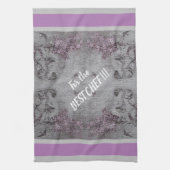 Luxus Moderne Vintage Rose Geschirrtuch (Vertikal)