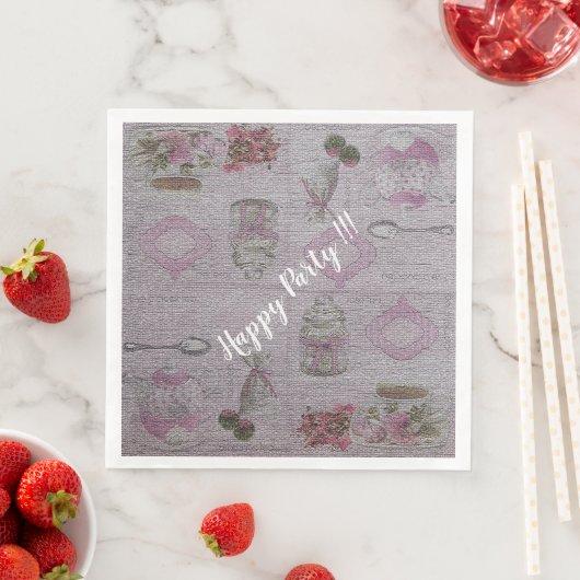 Luxus Moderne Vintage Rose Serviette (Beispiel)