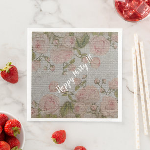 Luxus Moderne Vintage Rose Serviette