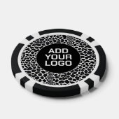 Luxus moderne weiße Leopard elegante Kollektion Pokerchips (Einzeln)