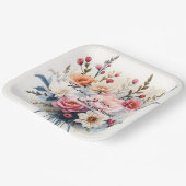Luxus Moderne Wildblumen Schöne Sammlung Pappteller (Gewinkelt)