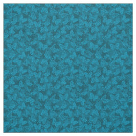 Luxus Moderner Blauer Blauer Blütenschmetterling Stoff