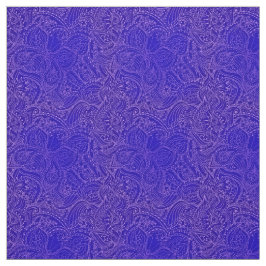 Luxus Moderner Blauer Blauer Blütenschmetterling Stoff