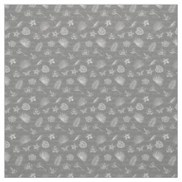 Luxus Moderner Tropischer Silberschmetterling Stoff