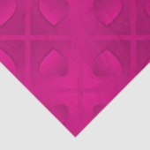 Luxus Modernes elegantes rosa Herz Seidenpapier (Ausschnitt)