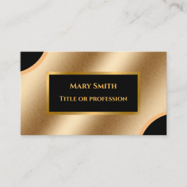 Luxus Modernes Gold Beruflich Visitenkarte