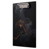 Luxus modernes Halloween-Rauchdesign Klemmbrett (Links)