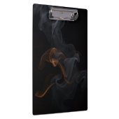 Luxus modernes Halloween-Rauchdesign Klemmbrett (Rechts)