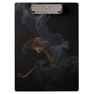 Luxus modernes Halloween-Rauchdesign Klemmbrett