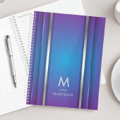 Luxus Modernes Minimal Abstraktes Violet Blau Planer