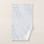 Luxus Modernes Oro White Badhandtuch Set (Handtuch)