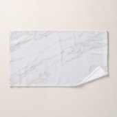 Luxus Modernes Oro White Badhandtuch Set (Handtuch)