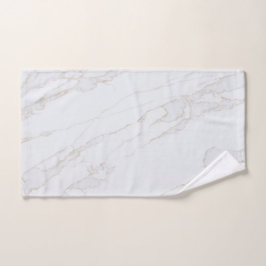 Luxus Modernes Oro White Badhandtuch Set (Handtuch)