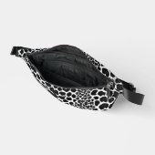 Luxus Modernes White Leopard Elegante Collection Bauchtasche (Offen)