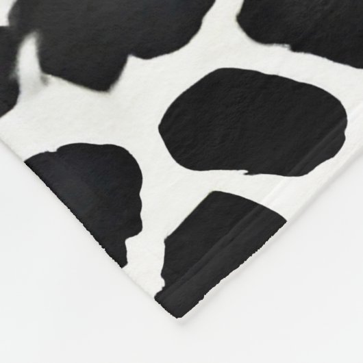 Luxus Modernes White Leopard Elegante Collection Fleecedecke (Ecke)