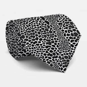 Luxus Modernes White Leopard Elegante Collection Krawatte