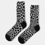 Luxus Modernes White Leopard Elegante Collection Socken (Linkes Detail)