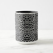 Luxus Modernes White Leopard Elegante Collection Tasse (Zentrum)