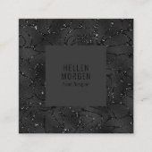 Luxus monochromatischer Hintergrund Quadratische Visitenkarte (Vorderseite)