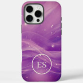 Luxus Monogram Abstrakt Wave Case-Mate iPhone Hülle (Rückseite)