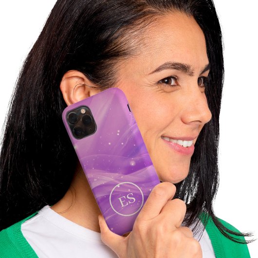 Luxus Monogram Abstrakt Wave Case-Mate iPhone Hülle