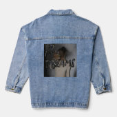 Luxus Motivierend Denim Jacket - "Me to My Dream Jeansjacke (Rückseite)