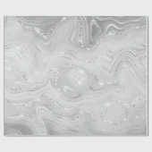 Luxus-Muster des weißen Glitzer Geschenkpapier (Flach)