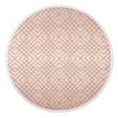 Luxus Muster Rose Gold Keramikknauf (Vorderseite)