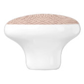 Luxus Muster Rose Gold Keramikknauf (Seitenansicht)