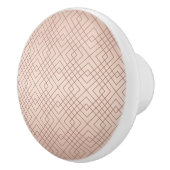 Luxus Muster Rose Gold Keramikknauf (Rechts)