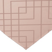 Luxus Muster Rose Gold Kurzer Tischläufer (Ecke)