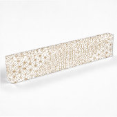 Luxus Namensplakette