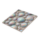 Luxus-Nautische Dekoration | Opal Seashells Beach  Fliese (Seite)