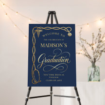 Luxus Navy & Gold Medizin