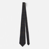 Luxus-Navy-und-Gold-Karottee Krawatte (Vorderseite)